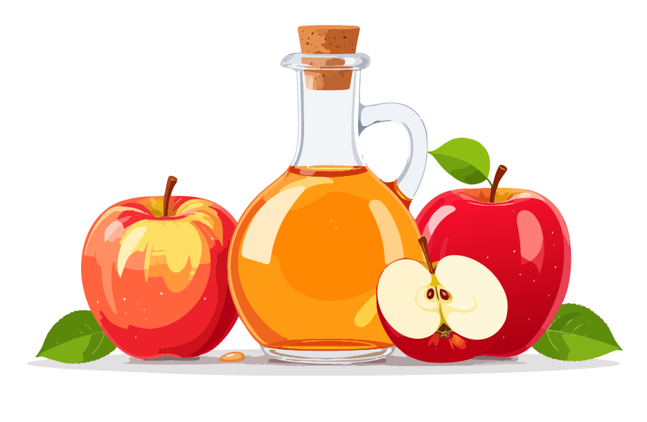 äppelcider vinäger på höns